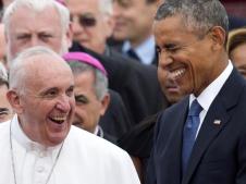 Obama and Pope Francis